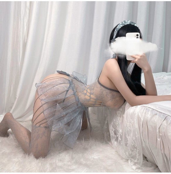 FEE ET MOI - Enchanting Fairy Bodystocking (Grey) FEE ET MOI - Enchanting Fairy Bodystocking (Grey)